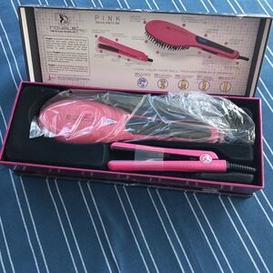 Pink Royale Hair Straightener Set